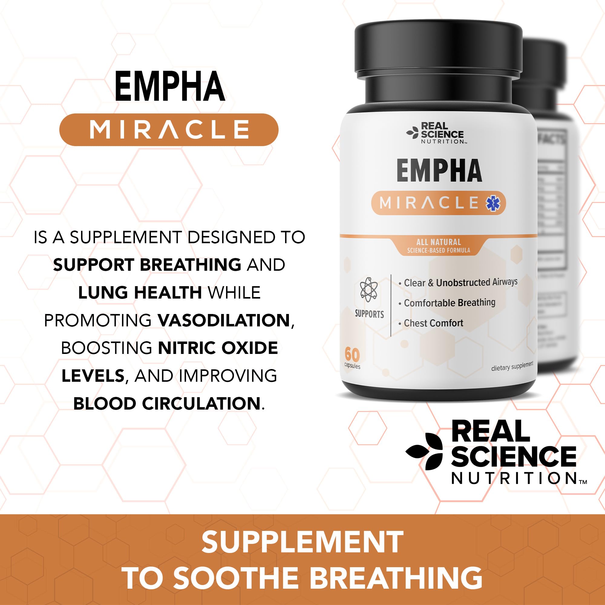 Active ingredients concept image for Real Science Nutrition Empha Miracle