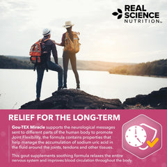Gou-Tex Miracle joint comfort illustration highlighting long-term wellness potential