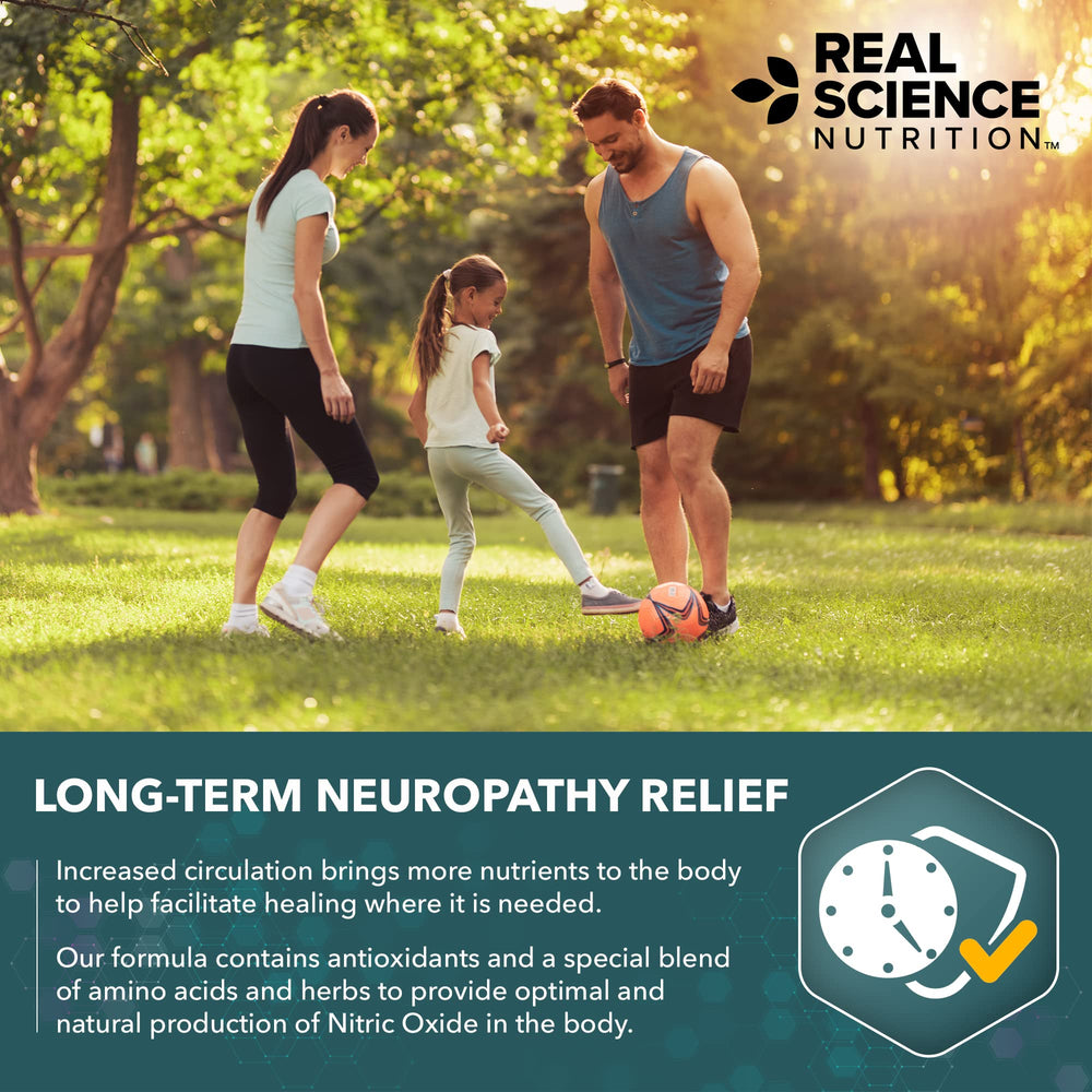 Real Science Nutrition Neuropathy Miracle hands and feet benefiting from improved circulation.