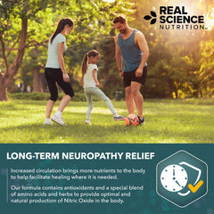 Real Science Nutrition Neuropathy Miracle hands and feet benefiting from improved circulation.