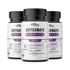 Real Science Nutrition Oxygenate Miracle bottle setup for easy daily lung support