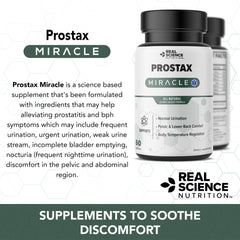Real Science Nutrition Prostax Miracle packaging box for trustworthy product packaging
