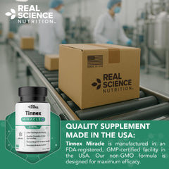 Real Science Nutrition Tinnex Miracle daily-use scene for regular ear health routine.