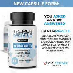 Packaging box communicates Real Science Tremor Miracle's USA-made production.