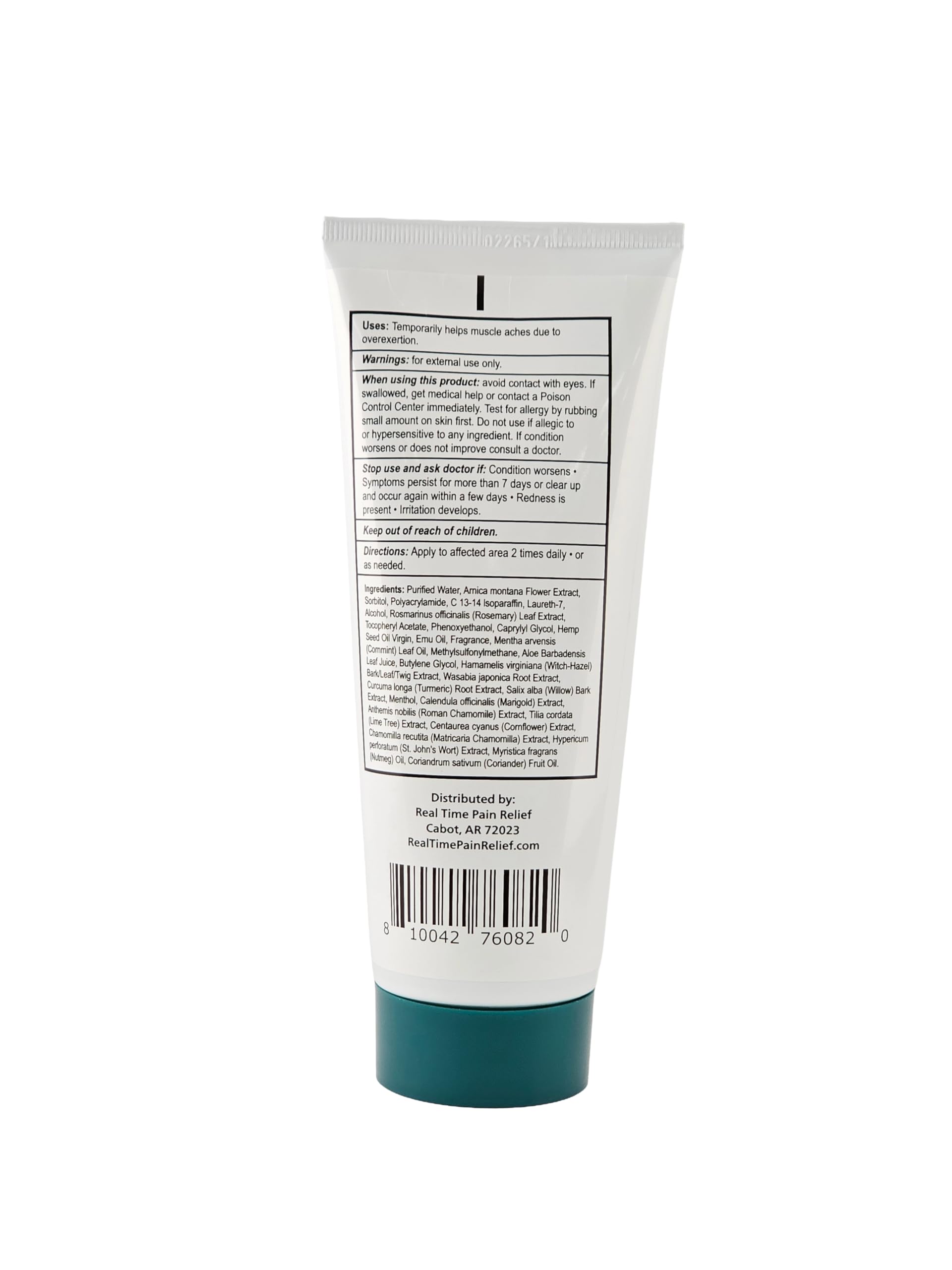 Applying Real Time Pain Relief Hemp Oil Plus to forearm for quick relief