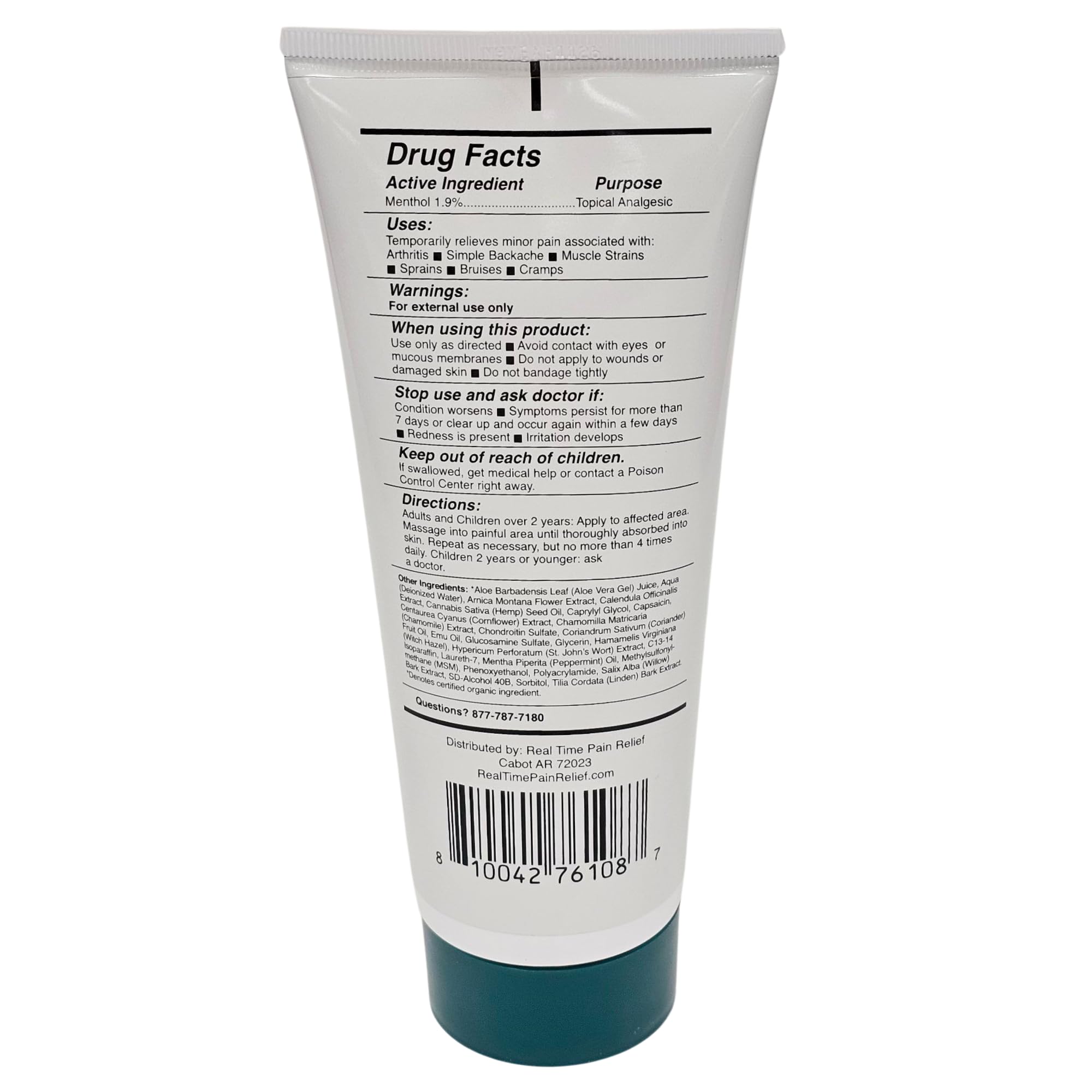 Mint scent enhances soothing application experience with MAXX Plus.