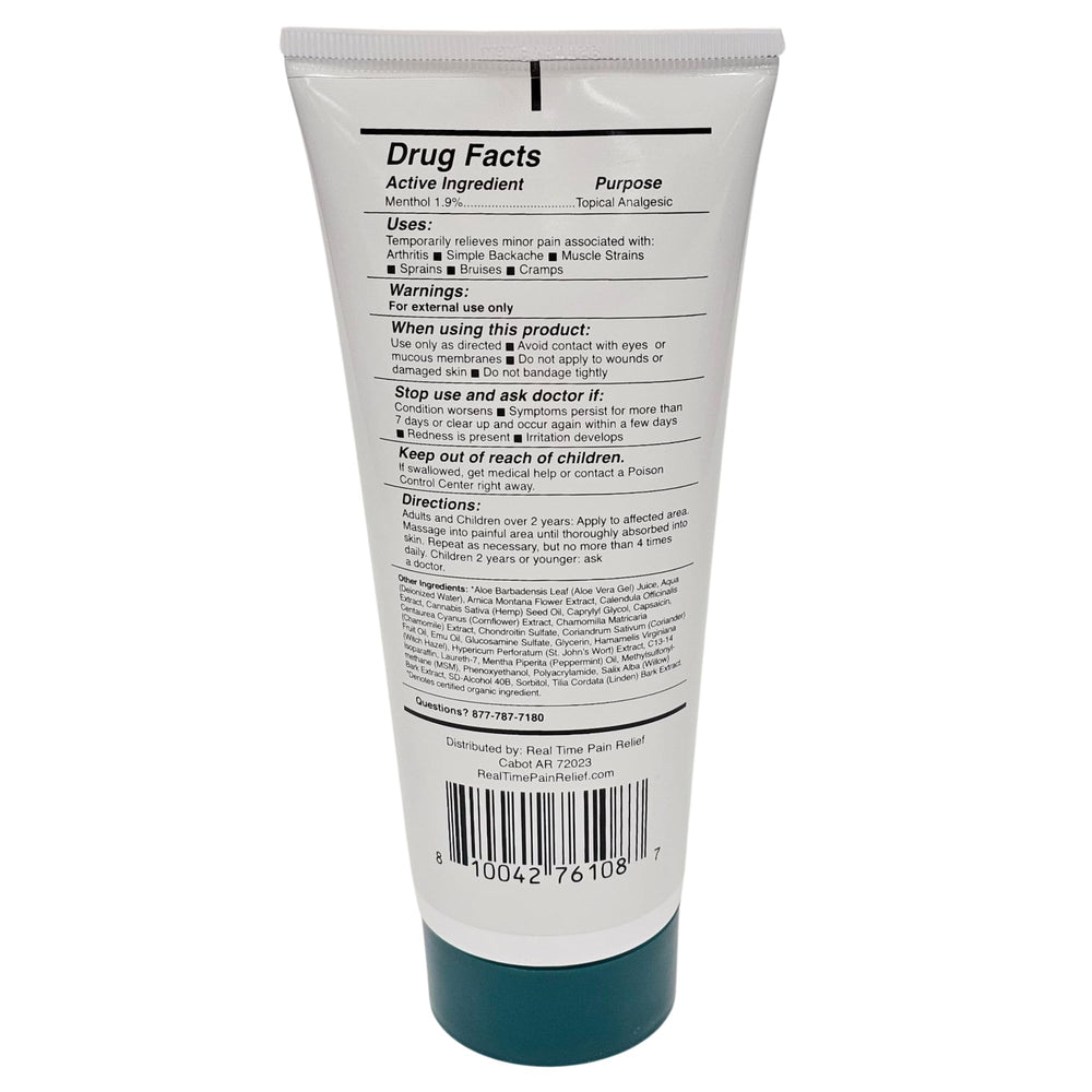 Mint scent enhances soothing application experience with MAXX Plus.