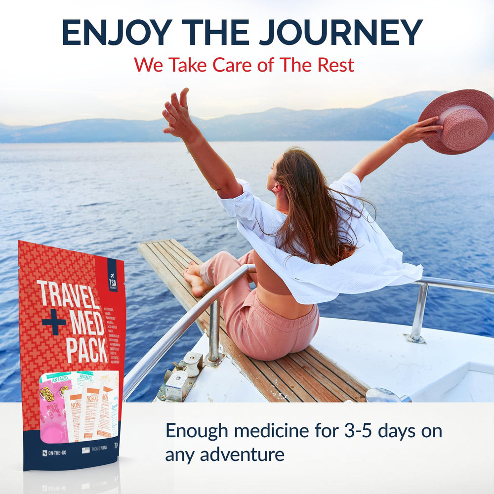 Real Vitamins Travel Medicine Kit clear labeling aids quick retrieval during busy trips.