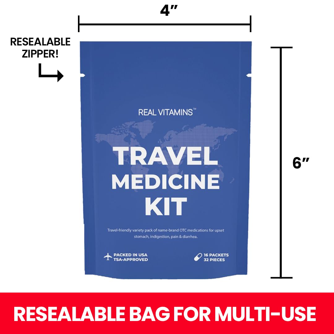 TSA-approved packaging simplifies security checks for international trips with Real Vitamins.