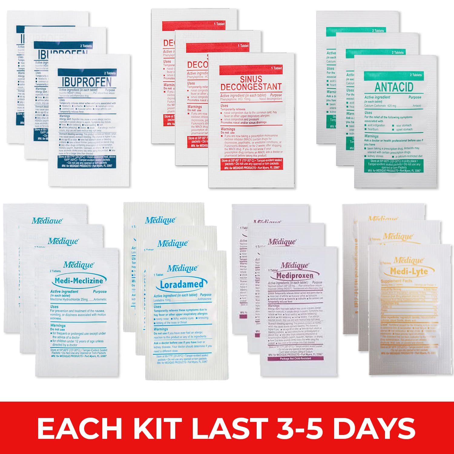 Real Vitamins Travel RX compact size ready for carry-on convenience.