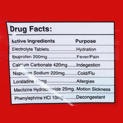 Real Vitamins Travel RX packaging seal demonstrates freshness and secure storage.