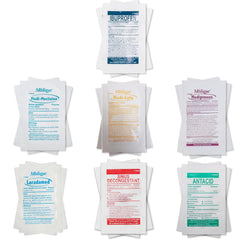 Real Vitamins Travel RX TSA bag front shows compact kit for easy security.