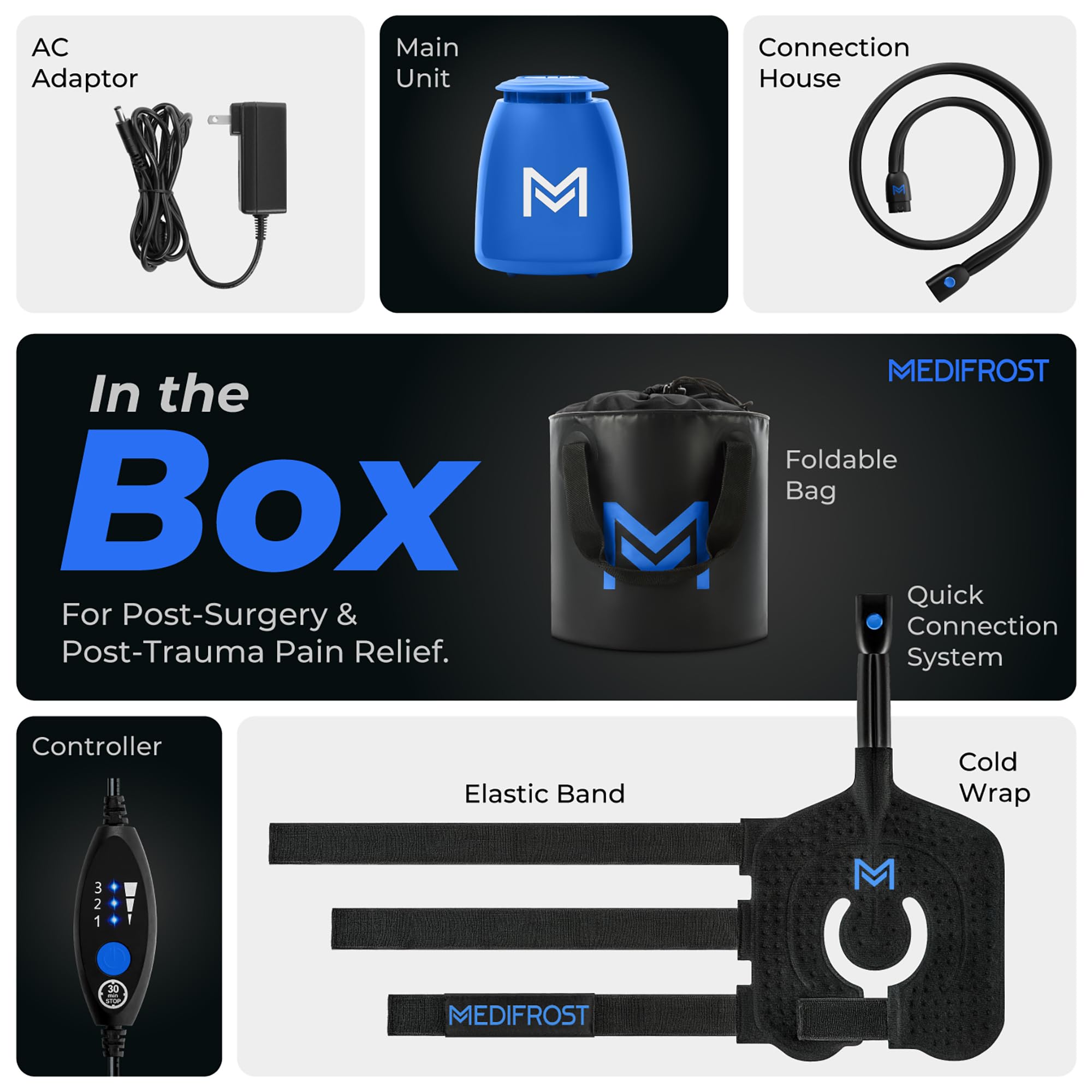 REATHLETE Medifrost three level therapy allows personalized comfort.