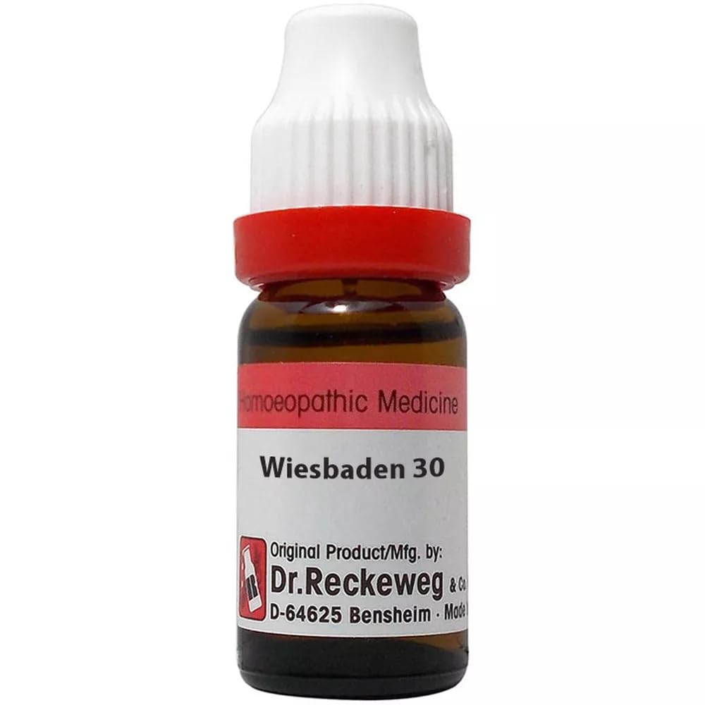 Recckeweg Wiesbaden 30 CH 11ml bottle front view for portable homeopathic use