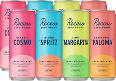 Recess Happy Hour Sampler pack 12oz for social gatherings without alcohol