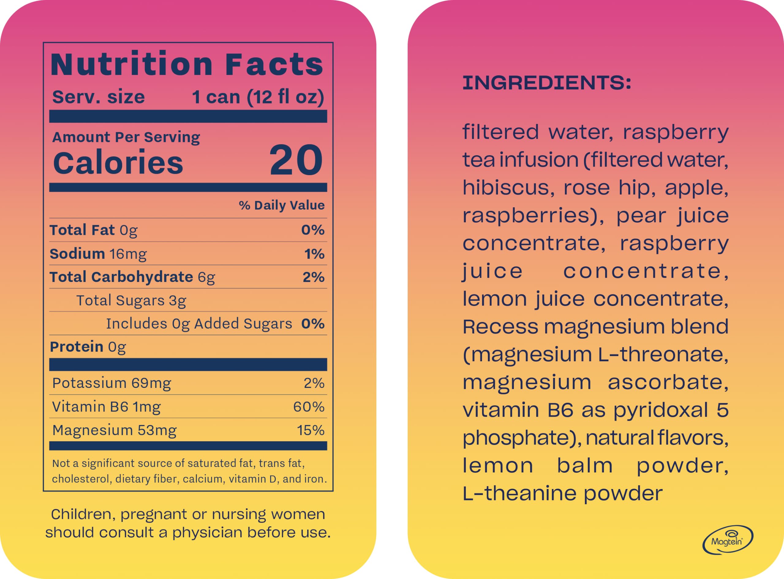 Closeup of Recess Mood can with raspberry lemon flavor