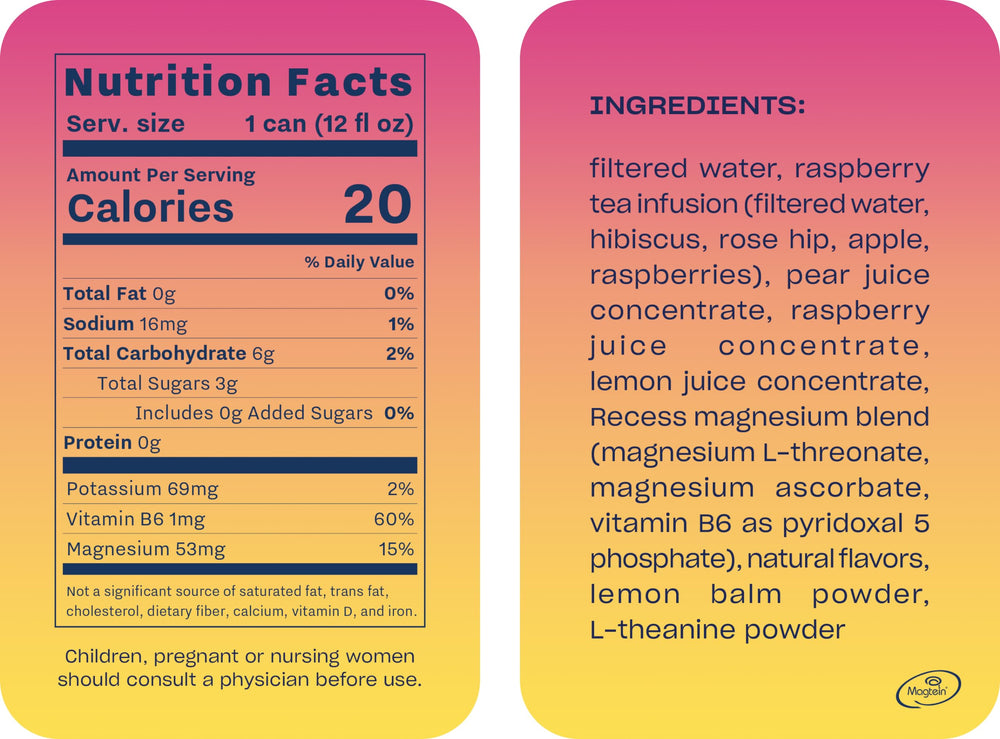 Closeup of Recess Mood can with raspberry lemon flavor