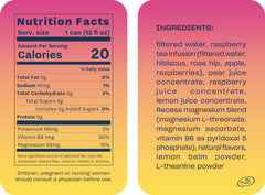 Closeup of Recess Mood can with raspberry lemon flavor
