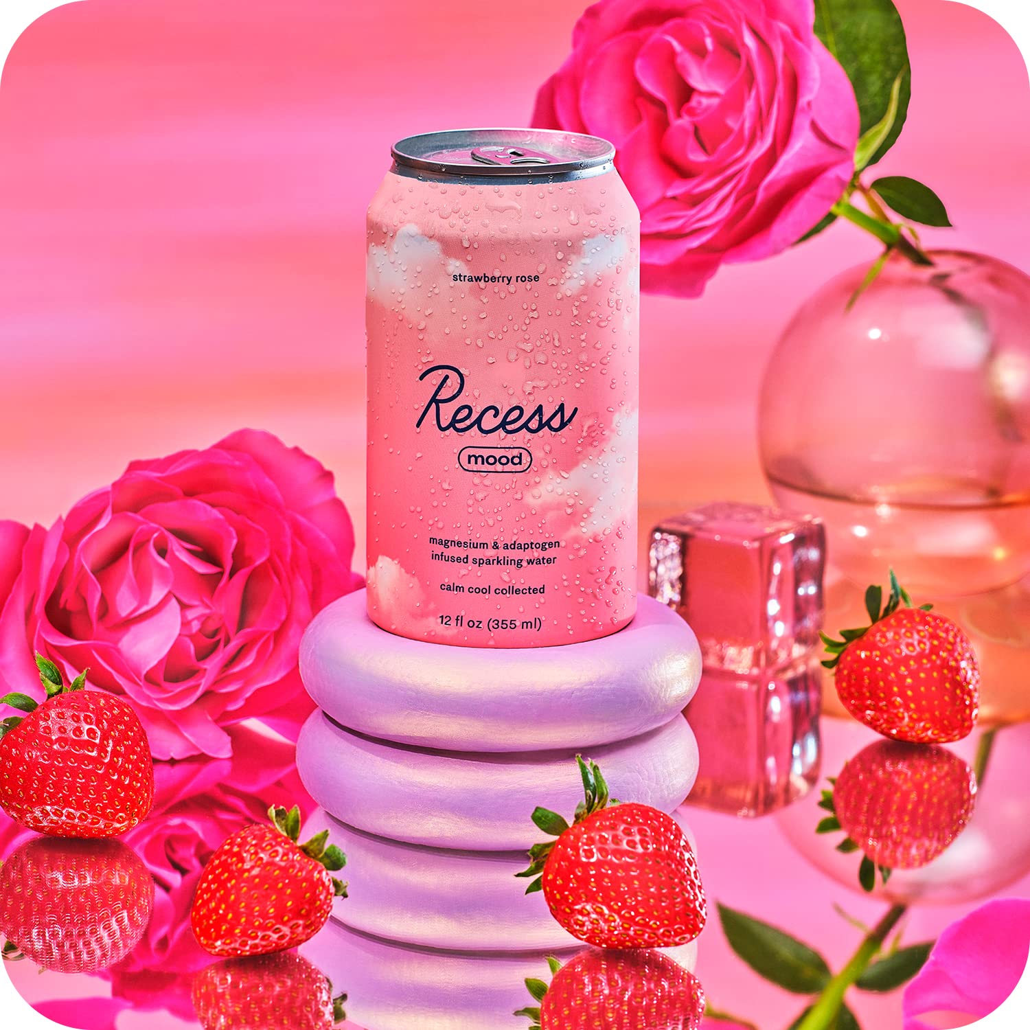 Recess Mood rose petals close-up suggesting a gentle floral aroma