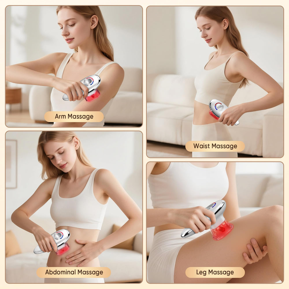 RecGovt Body Sculpting Machine in use with red light for relaxing benefits