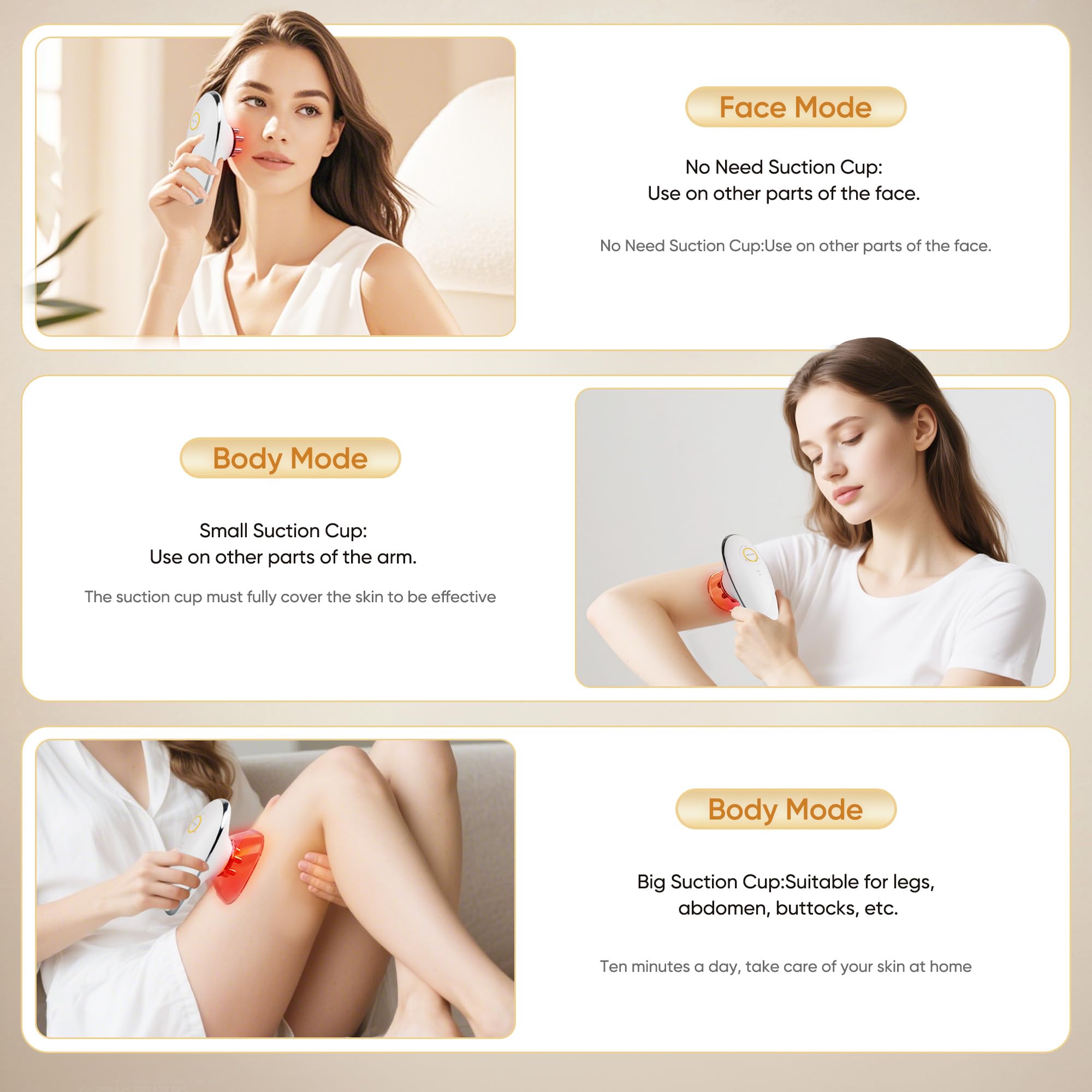 recgovt Body Smart Scraping compact portable design for travel-friendly cellulite sculpting