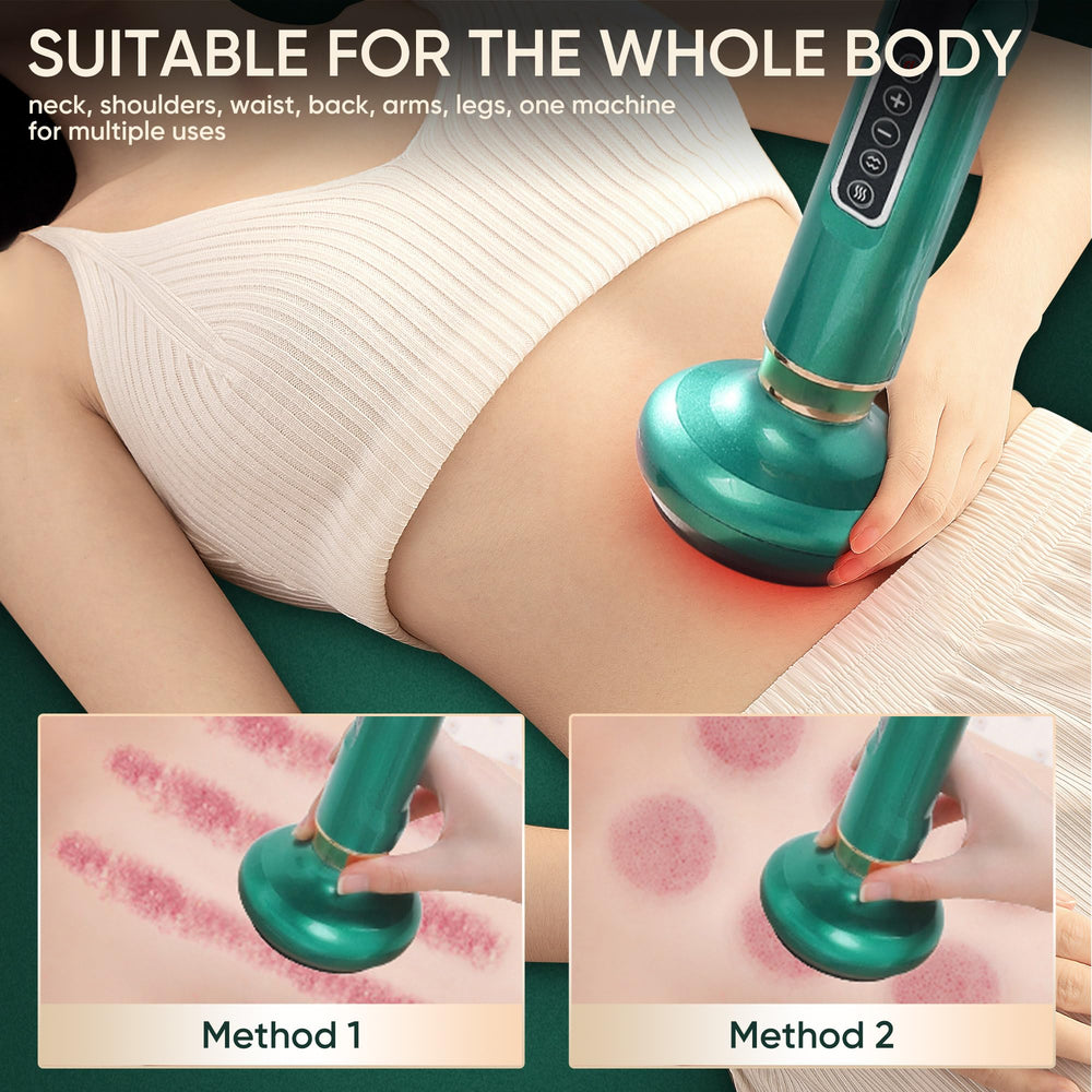 recgovt cellulite massager demonstrating scraping therapy for improved skin feel