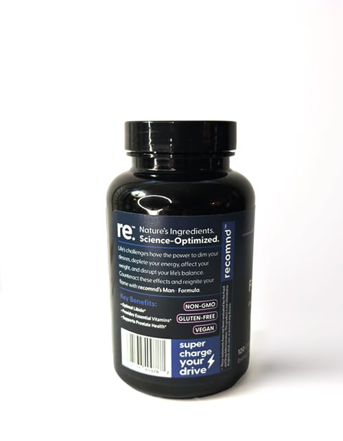 recomnd Man+ packaging box conveys brand and premium quality