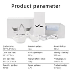 Red Light Therapy for Eyes conductive gel application enhances light absorption.