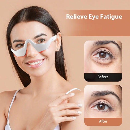 Red Light Therapy for Eyes side view highlighting a comfortable 3D fit.
