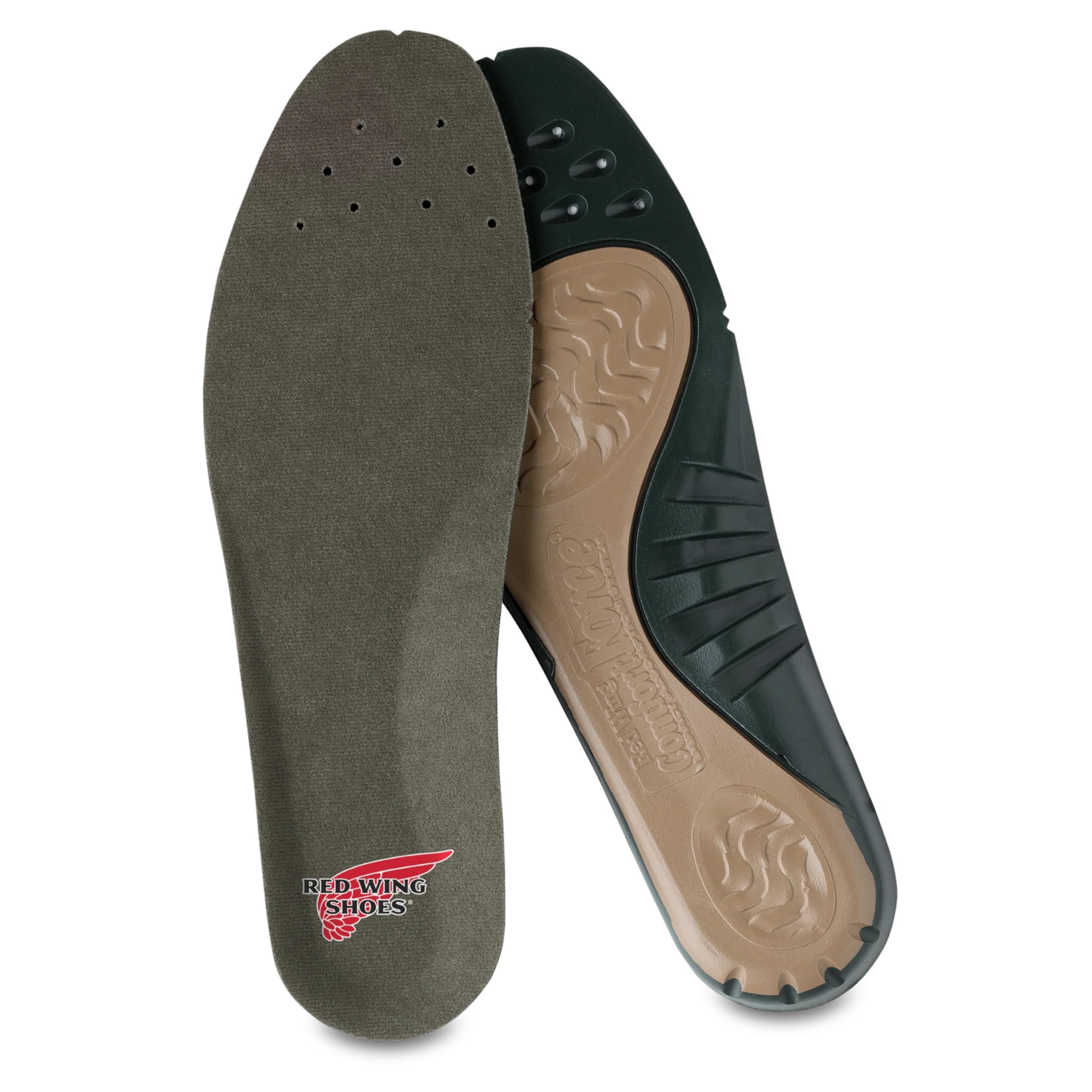 Red Wing Comfortforce insoles with molded arch support and heel cup for all-day stability.