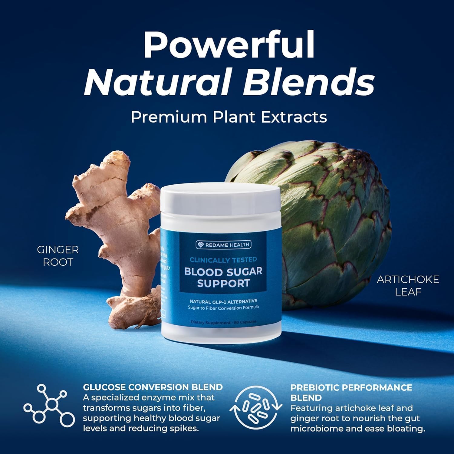 Redame Health bottle pour showcasing easy capsule routine