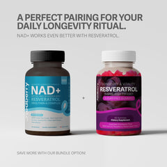 Redberry NAD+ 60-capsule package shows compact daily wellness system