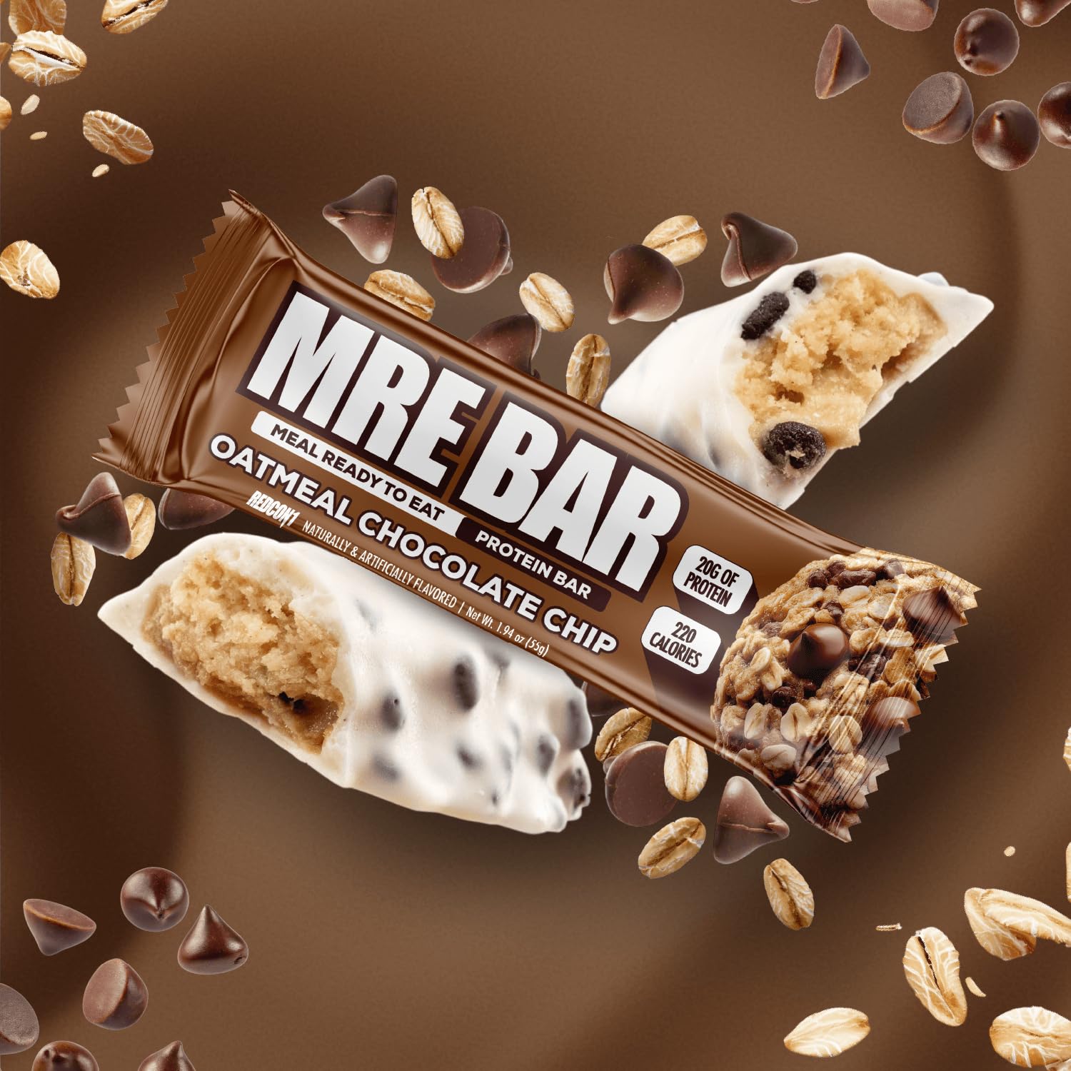 Redcon1 MRE Bar breakfast or post-workout use supports convenient daily protein