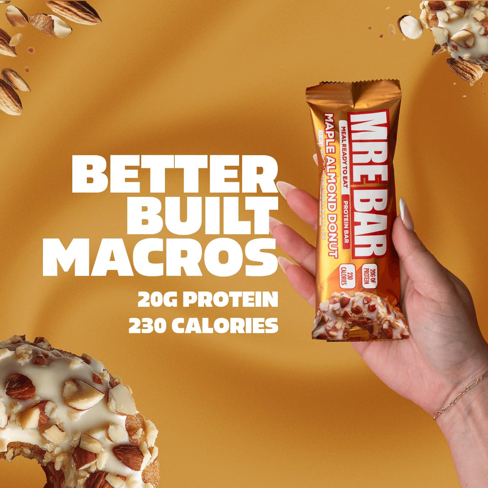 REDCON1 MRE Bar ingredients list features coconut oil and rice protein for quality nutrition.