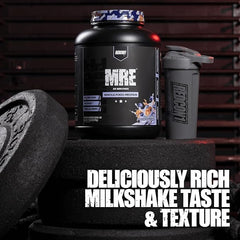 REDCON1 MRE label, shows transparent nutrition and keto-friendly ingredients.