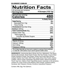 REDCON1 MRE Blueberry Cobbler pour, ideal for quick, protein-rich refueling.