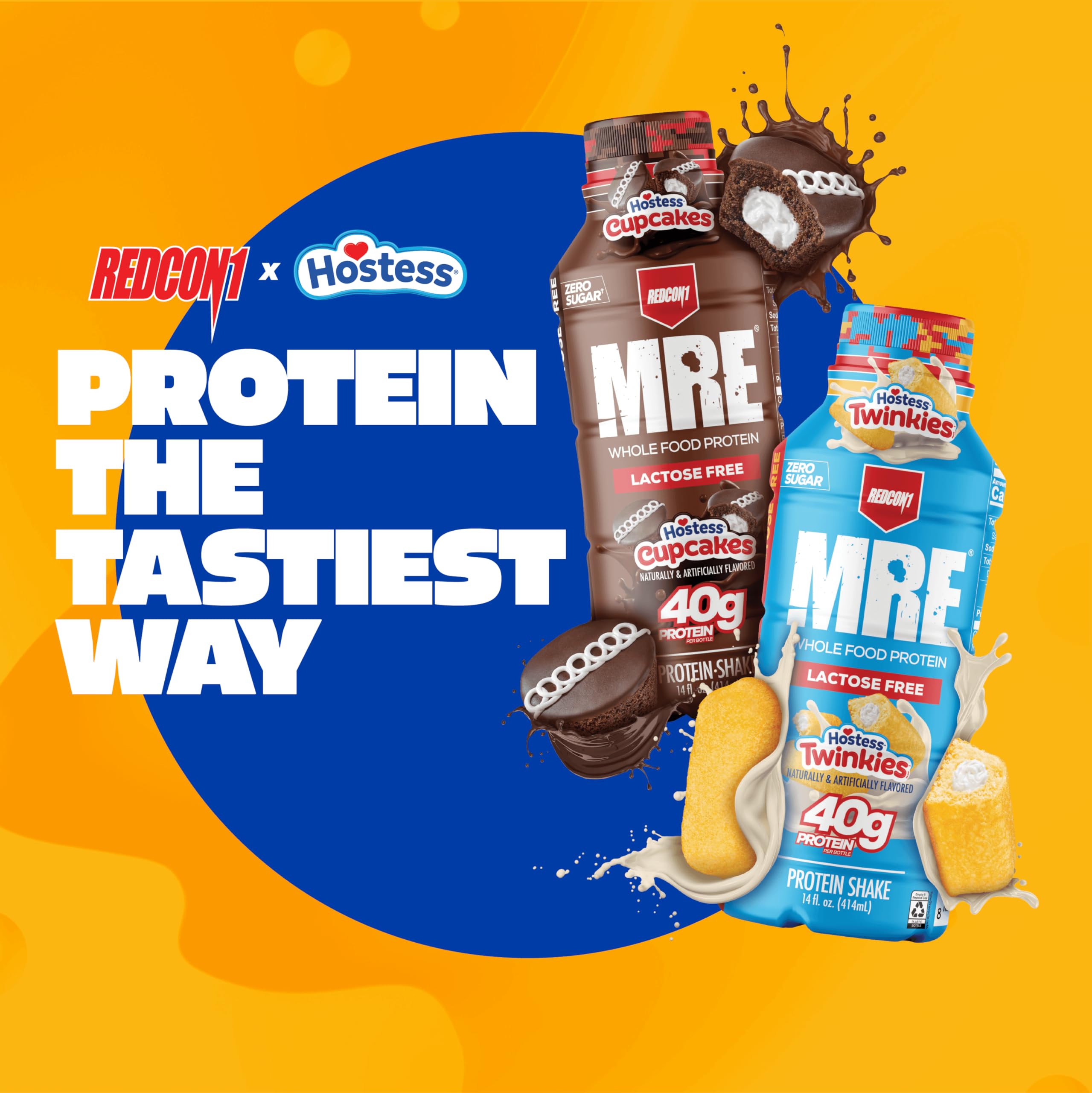 REDCON1 MRE Hostess Cupcake on-the-go tub offers convenient recovery shakes
