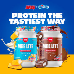 RedCon1 MRE Lite Hostess Cupcakes packaging, keto-friendly and clearly labeled.
