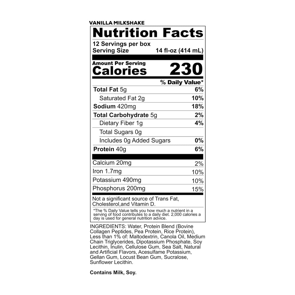 REDCON1 MRE Vanilla Milkshake glass with creamy texture for quick protein.