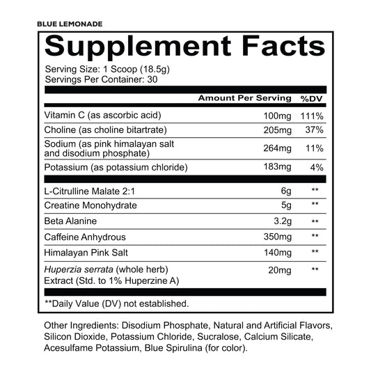 Scoop dispensing into liquid showing fast-acting energy for intense training sessions.