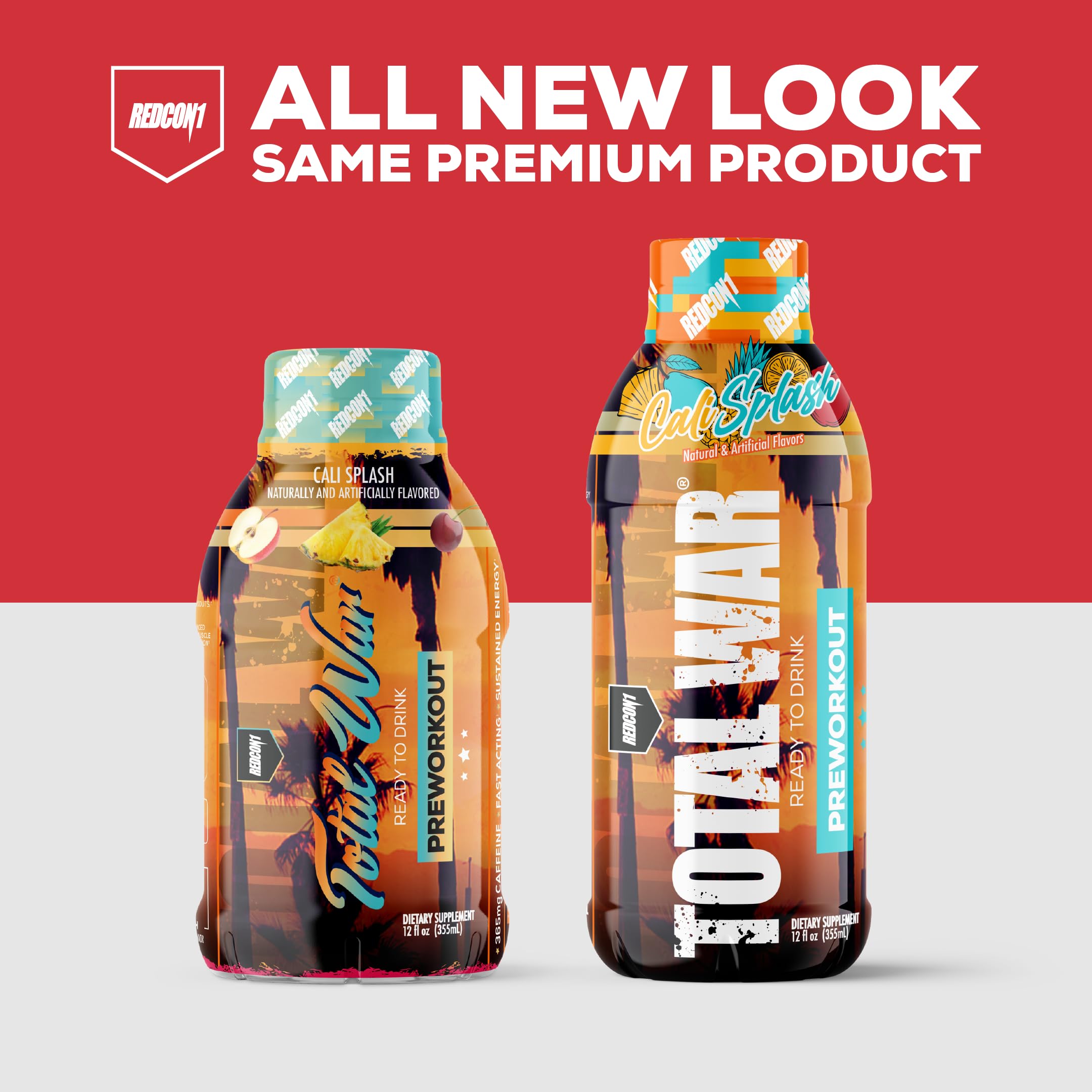 Redcon1 Total War RTD bottle pour ready to drink energy on the go
