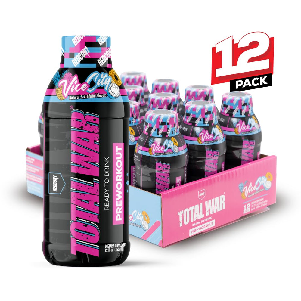 REDCON1 Total War RTD Vice City nutrition facts provide clear dosing details.