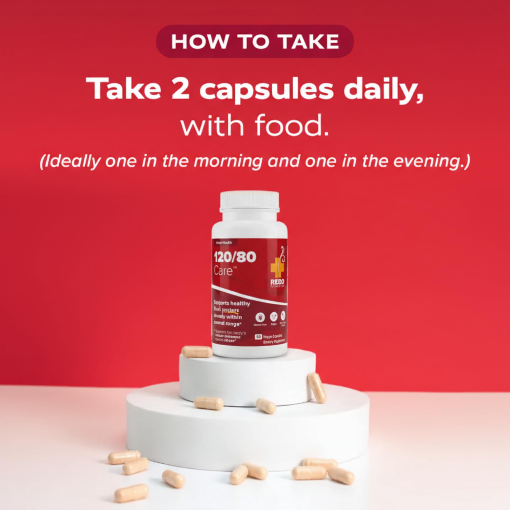 Redd Remedies gluten-free vegan capsules on clean backdrop