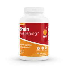 Redd Remedies Brain Awakening bottle promotes daily focus