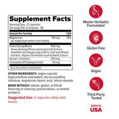 Redd Remedies Heart Strong bottle pour showing daily supplement use