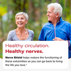 Redd Remedies Nerve Shield ingredient panel highlighting key nutrients.