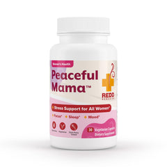 Redd Remedies Peaceful Mama bottle front for calm digestion.