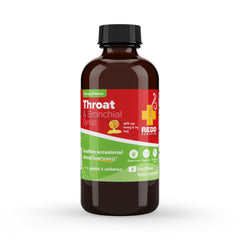 Redd Remedies bottle ready for daily throat and bronchial support