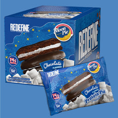 REDEFINE Protein Pie on-the-go snack pack for busy days.
