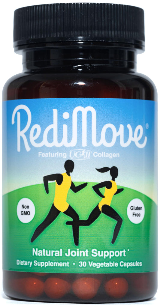 RediMove joint-support bottle front promotes daily mobility with natural ingredients.